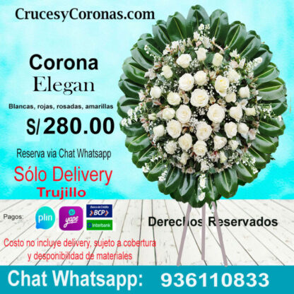 Corona de condolencias